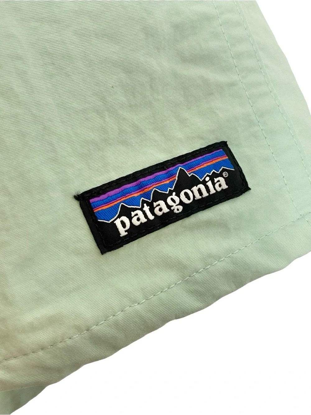 Patagonia Swim Trunks Shorts Mens Size XXL Light Green Swimsuit Beach Vacation
